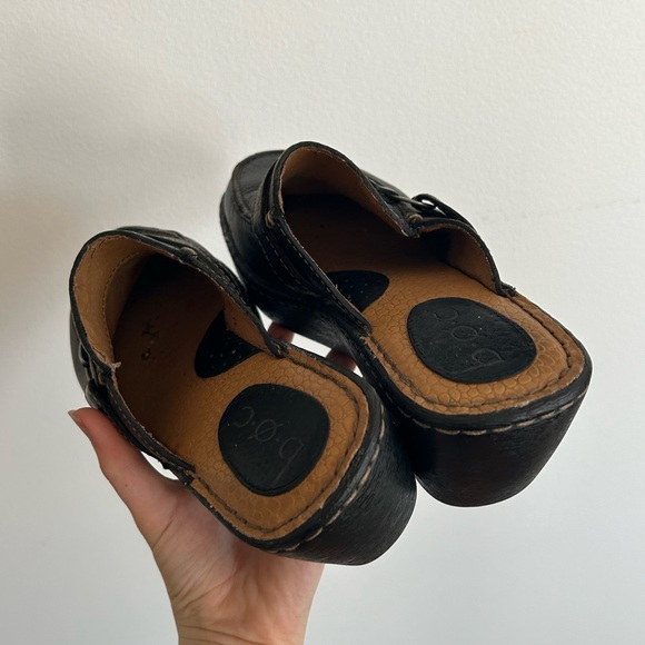 Leather rustic vintage clogs - Picture 5 of 16